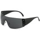 thumbnail image 1 of Gafas de sol AIEYEZO Y2K sin montura, modernas, envolventes, negras, 1 of 5