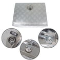 thumbnail image 3 of 23" Aluminum Storage Box Toolbox w/ Lock & Keys, for Truck Pickup Trailer Garage Indoor, 3 of 6