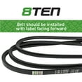 thumbnail image 3 of 8TEN Deck Belt for John Deere S1642 S1742 107-17HS M124895 42 inch 810-CBL2215T, 3 of 4