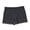 Black, variant on Ohufall Women's Plus Size Boxer Briefs Sexy Breathable Solid Color Lace High Waist Panty Stretchy Full Coverage Boyshort Underwear