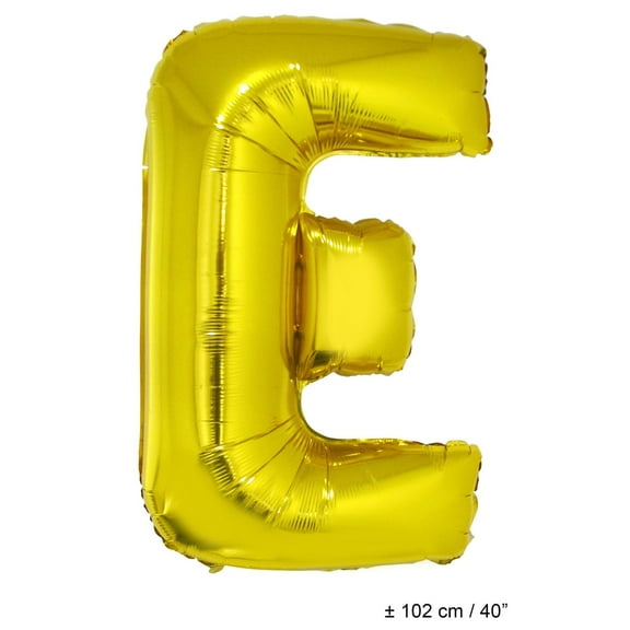 Balloon-Foil-Letter E-40"-Gld
