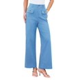 thumbnail image 3 of Women'S Cargo Business Work Casual Trousers with Pockets Light Blue M, 3 of 9