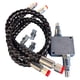 thumbnail image 3 of Kit de válvulas de amortiguación para miniexcavadoras, accesorios compatibles con mangueras hidráulicas de 1/4", reemplazo directo, extremos, 3 of 8