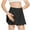 Black, variant on Busydd Girls Skorts 4-14 Years Fashion High Waisted Girls Athletic Skorts Solid Color A-line Toddler Little Teen Girls Summer Clothes