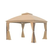 Garden Winds Replacement Canopy Top Cover Compatible with The Brown Frame Gazebo TPGAZ2303B - Riplock 350