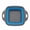 Blue, variant on 1pc Silicone Folding Drain Basket Fruit Vegetable Washing Basket Foldable Strainer Colander Collapsible Drainer Kitchen Storage Tool