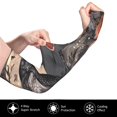 thumbnail image 3 of Balery Moonlit Crow Blossoms Cooling Arm Sleeves for Men & Women – Breathable, Moisture-Wicking Arm Sleeves for Women, Men & Kids, 3 of 8