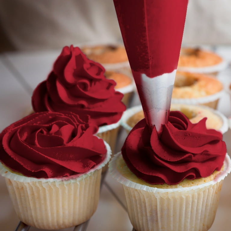 Chefmaster Super Red Liqua-Gel Food Coloring Application