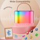 thumbnail image 2 of FanFun Karaoke Máquina con 2 Micrófonos Inalámbricos para Adultos y Niños, Mini Altavoz de Karaoke con Luces Rgb, Compatible con Entrada Tf/aux/4 Voz Mágica Divertida, D23P-T, 2 of 7