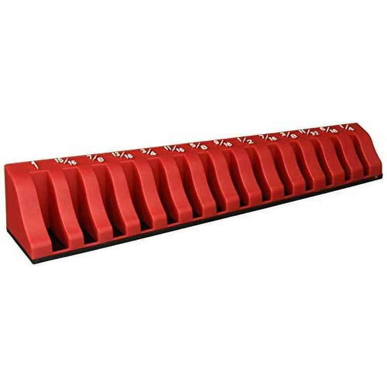 Magnetic wrench holder for SAE sizes 1 4