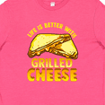 thumbnail image 4 of Inktastic Life is Better with Grilled Cheese Youth T-Shirt, 4 of 5