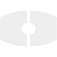 thumbnail image 4 of Ekena Millwork CMP14X9KY2-03000 3 in. ID x 7,5 in. Rectangle Kailey Architectural Grade PVC Médaillon de Plafond Contemporain - 2 Pièces, 4 of 11