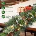 thumbnail image 5 of Christmas Decoration Set,9FT Multicolor Pine Needle PVC Mixed Christmas Vine for Front Porch Door and Fireplace Christmas Decor Use, 5 of 12