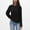 Black, variant on Women's Long Sleeve Sparkle Shimmer Tops Loose Crew Neck Pullover Cute Sequins Party Disco Shirts Beige S