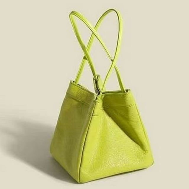 Petit Sac Carré en Cuir PU pour Femme, Grande Capacité, Sac à Main Rétro Polyvalent, Sac Seau à Main à Main, Sac à Main de Mode et de Qualité