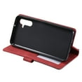 thumbnail image 6 of Feishell for Samsung Galaxy A14 5G 6.6 inch,Wallet Case for Women Men,Shockproof Durable PU Leather Magnetic Clasp Credit Card Slots Purse Flip Kickstand Business Phone Case,Red, 6 of 13