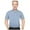 Chambray, variant on Men's Microfiber Solid Tailored Collar Short Sleeve Golf Polo Shirt #5060