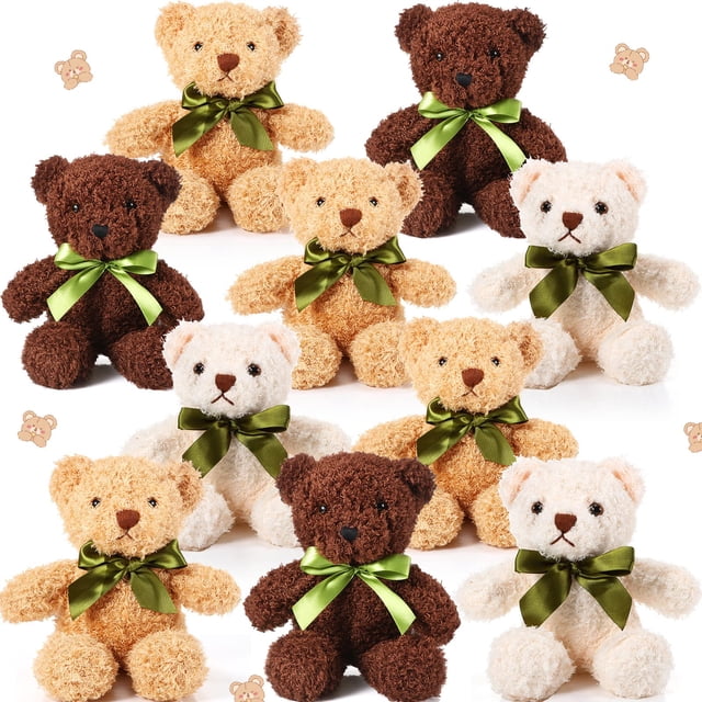 Osos de peluche Skylety para el día de San Valentín, 10 piezas, para niños