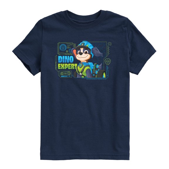 Paw Patrol: The Dino Movie - Rex Dino Expert - Toddler Boys Short Sleeve Graphic T-Shirt