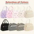 thumbnail image 3 of Lunch Bag for Women & Men Cute Corduroy Insulated Lunch Tote Bag Reusable Lunch Box Leakproof Cooler Tote with Large Capacity for Work Picnic and Travel, 3 of 12