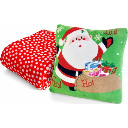 Holiday Pillow Throw Combo, Santa - Walmart.com