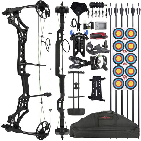 Archey Compound Bow 30-70lbs Bow Kit Arrow Adjustable 320fps Archery Hunting Shoot Target