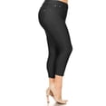 thumbnail image 2 of Women's Plus Size Casual Jean Jegging Pants Stretchy Comfort Pocket XL 2XL 3XL, 2 of 6