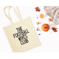 thumbnail image 2 of The Football Wives Club, Autumn Cotton Canvas Re-Usable Shopping & Carry-All Tote Bag, 2 of 3