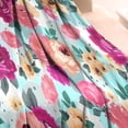 thumbnail image 3 of Pioneer Flower Floral Print Pattern Blanket,Comfortable Soft Flannel Throw Blanket,All Season,Warm Lightweight Blankets for Sofa Bed Couch Living Room Chair,30"x40", 3 of 4