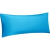 Mainstays Body Pillow with Removable Cover, Blue Aquarium