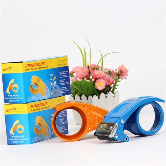 Vividcraft Adhesive Tape Dispenser Sealing Machine Mini Washi Dispenser Tape Supplies Machine Hand-held Metal Office J6Q3
