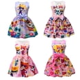 thumbnail image 3 of Super Kitties Vestido De Princesa Rosa Púrpura Para Niños , Halloween , Navidad , Fiesta De Cumpleaños , Disfraz Para Niñas , Ajuste De 3 Años A 9, 3 of 4