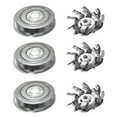 thumbnail image 1 of Têtes de Rechange pour Rasoirs Électriques, Lames de Rechange Étanches pour Rasoirs pour Hommes, Lot de 3, 1 of 5