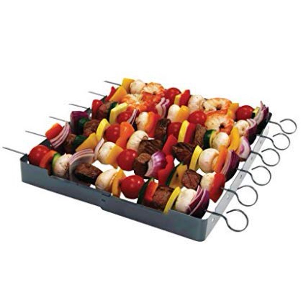 Stainless SteelHeavy Duty, Shish Kabob Maker 6Pc. Skewer Shish