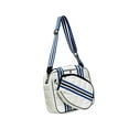 thumbnail image 1 of S SERENABLE Racket Bag Carrying Squash Racquet Bag Removable Adjustable Strap Tennis Bag White, 1 of 9