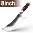 thumbnail image 3 of Butcher Knife 8" Breaking Knife Razor Sharp High Carbon German Steel Forged Boning Knfe with Ergonomic Handle, 3 of 7
