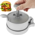 thumbnail image 5 of Wekvgz Burger Press Adjustable Hamburger Patty Maker Non-Stick Hamburger Press Heavy-Duty Burger Press Aluminum Alloy Patty Maker Makes Patties from 1/4 lb to 3/4 lb for Burgers 12.5x18cm, 5 of 11