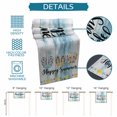 thumbnail image 6 of Summer Beach Table Runner 70 Inches, Happy Summer Slippers Coastal Blue Wooden Bed Runner Dresser Scarves Tabletop for Indoor Outdoor Parties/Ceremony/Banquet, 13" x 70", 6 of 9