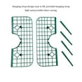 thumbnail image 3 of ziyahi Strawberry Stand Plant Frame Balcony Climbing Vegetable Supports Rack Rectangle Anti-Rotten Bracket Greenhouse Tools 5pcs, 3 of 8