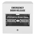 thumbnail image 3 of Liberación de puerta de emergencia Alarma contra incendios Botón de alarma de rotura de vidrio de seguridad Blanco, 3 of 10