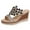 Black, variant on VerPetridure Black Sandals Women Women Ladies Crystal Wedges Thick Peep Toe Sandals Slippers Shoes