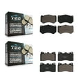 thumbnail image 1 of TEC Front Rear Ceramic Brake Pads Kit for Car Mercedes-Benz CLS63 AMG S E63 with Composite Brakes KTC-100683, 1 of 10