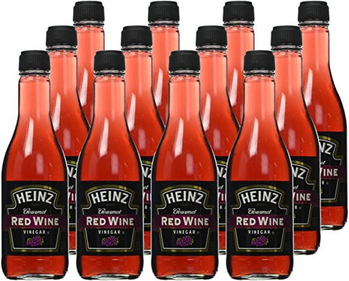 Heinz Gourmet Red Wine Vinegar (12 fl oz Bottles, Pack of 12)