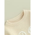 thumbnail image 4 of Bagilaanoe Newborn Baby Boys Halloween Clothes Knitted Romper Sweater Long Sleeve Jacquard Bodysuits 3M 6M 9M 12M 24M Infant Warm Jumpers Tops Fall Loose Knitwear, 4 of 8