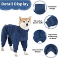 thumbnail image 2 of UOSIA Dog Winter Coat Soft Pullover Pajamas, Warm Dog Cold Weather Coats Fleece Coat, 2 of 7