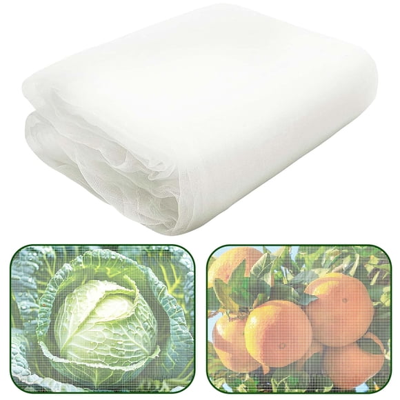 33 x 13 Ft Garden Plant Mesh Netting - Insect Bird Barrier Fine Mesh Net for Garden Protection - Garden Bug Netting Plant Cover for Protect