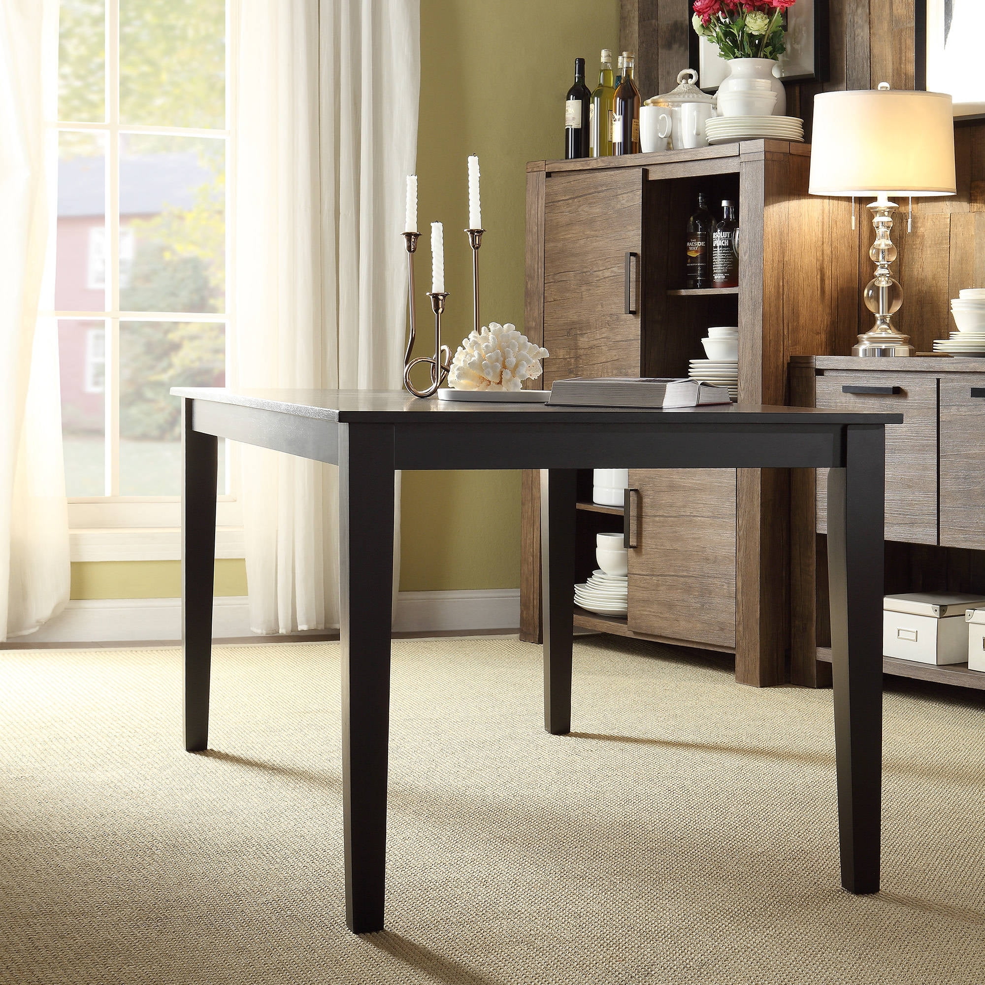 Lexington Large Dining Table Black Walmartcom