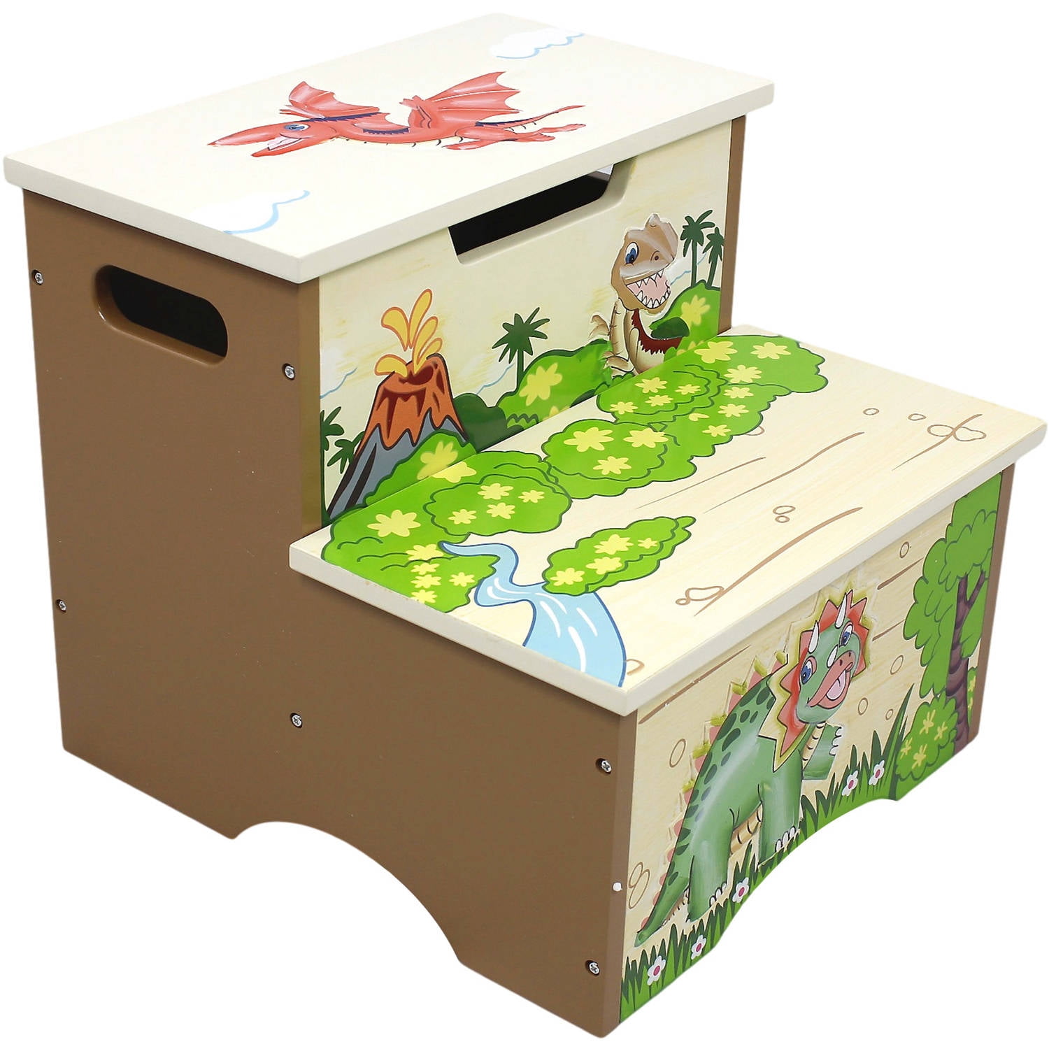 Fantasy Fields Dinosaur Kingdom Step Stool - Walmart.com ...