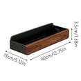 thumbnail image 3 of Wall Mounted Detachable Aluminum Solid Wood Bathroom Storage Shelf Space Saving Guardrail Rack Organizer, 3 of 7