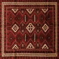 thumbnail image 1 of Ahgly Company Indoor Square Southwestern Orange Country Area Rugs, 5' Square, 1 of 1